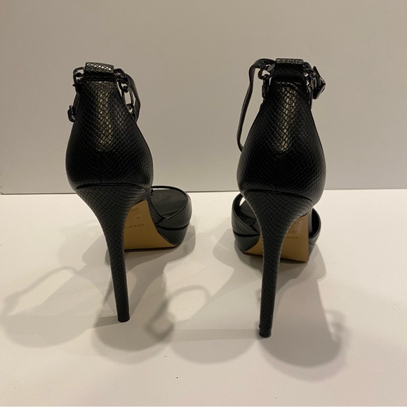 Aldo Priscilla Pumps with anklet attached in black leather - Picture 3 of 11